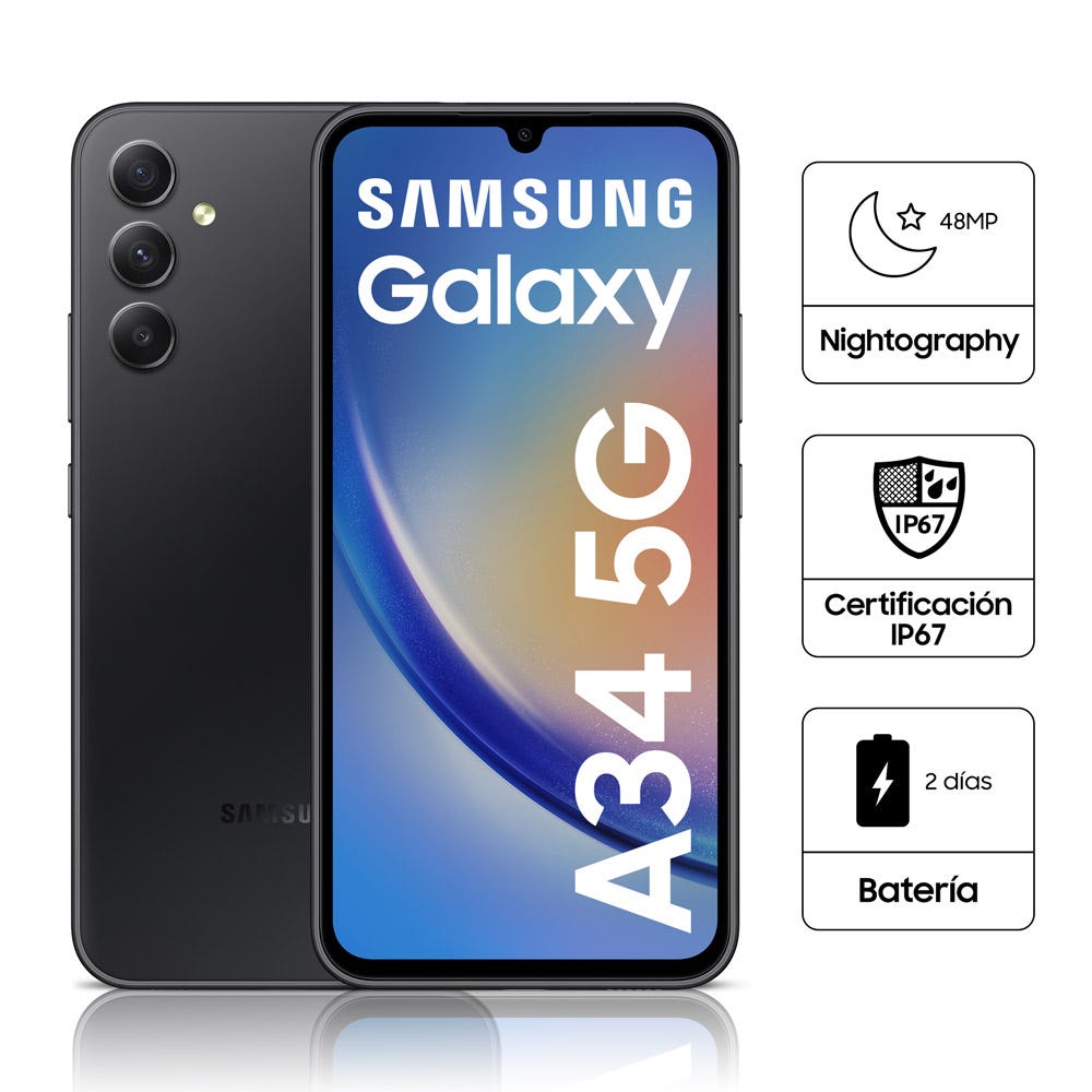 Samsung Galaxy A34 5G Smartphone 128GB en República Dominicana