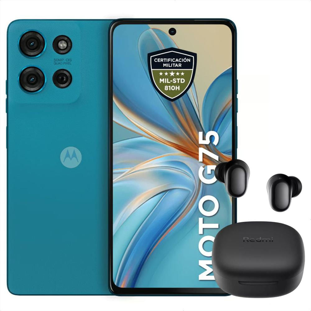 Motorola Moto G75 5G Smartphone TCL Buds 256GB en República Dominicana