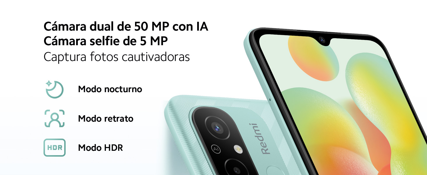 Xiaomi Redmi 12C Smartphone Gran Memoria en República Dominicana