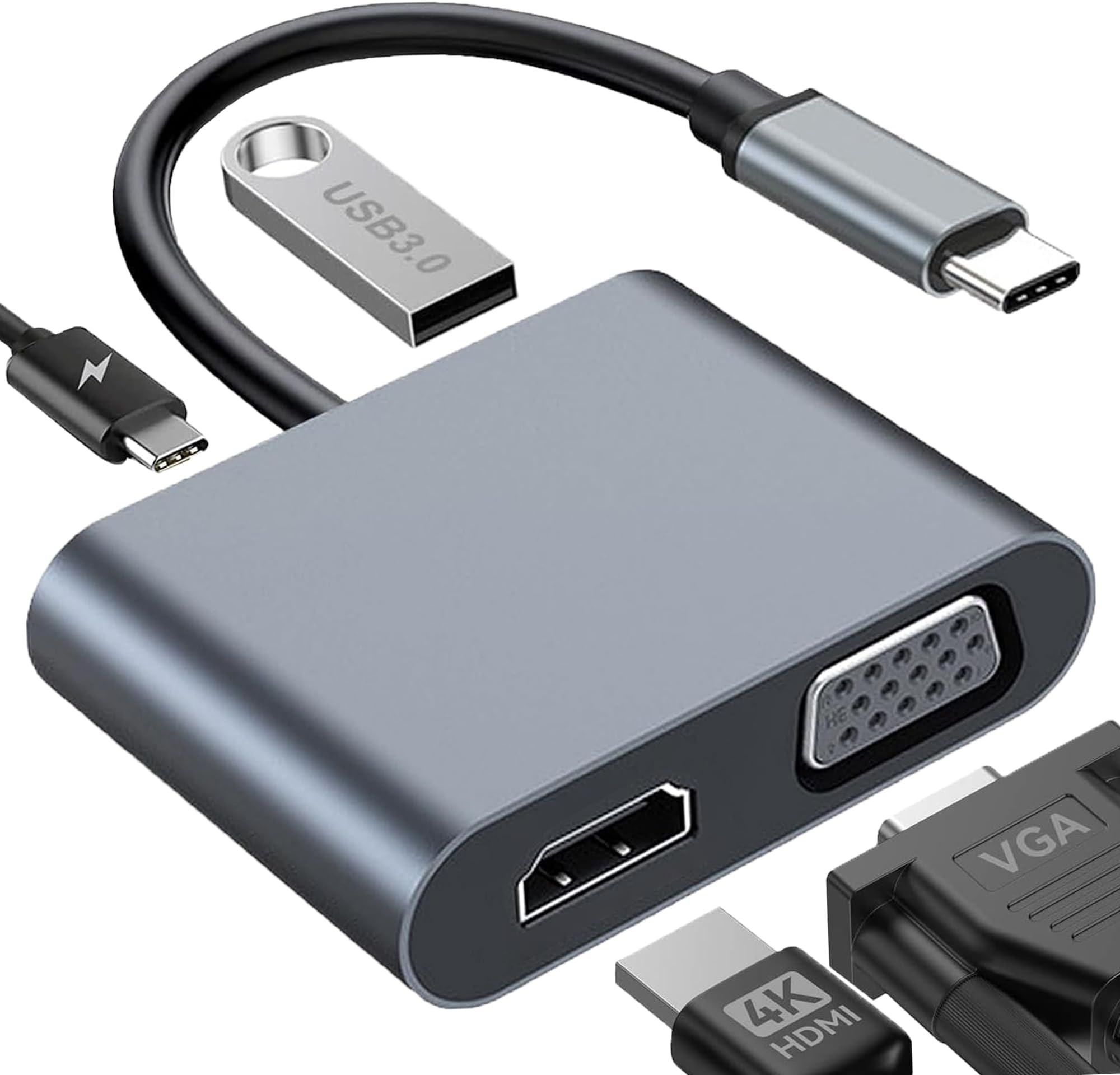 UGREEN Adaptador USB-C 3.1 HDMI USB 3.0 en República Dominicana