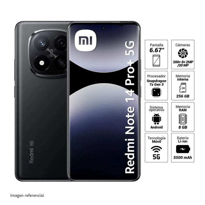 Xiaomi Redmi Note 14 Pro Plus 5G Smartphone en República Dominicana