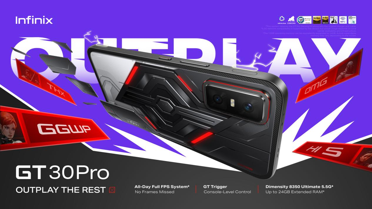 Infinix GT 30 Pro Smartphone 512GB 24GB RAM