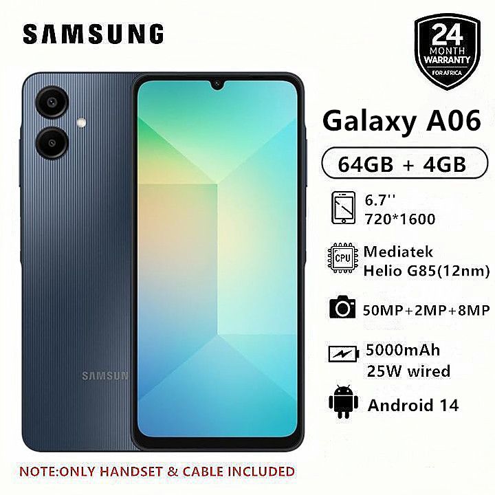 Samsung Galaxy A06 Smartphone 64GB
