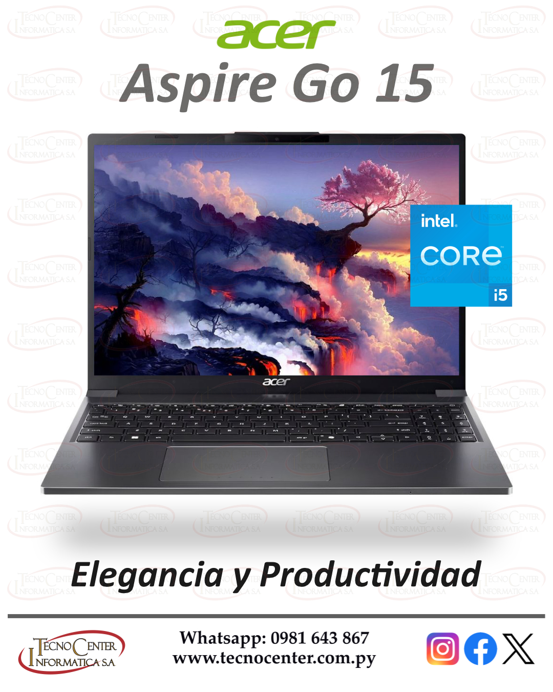 Laptop Acer Aspire Go 15, Nueva en Caja, Rendimiento Ideal para Trabajo y Estudio en República Dominicana