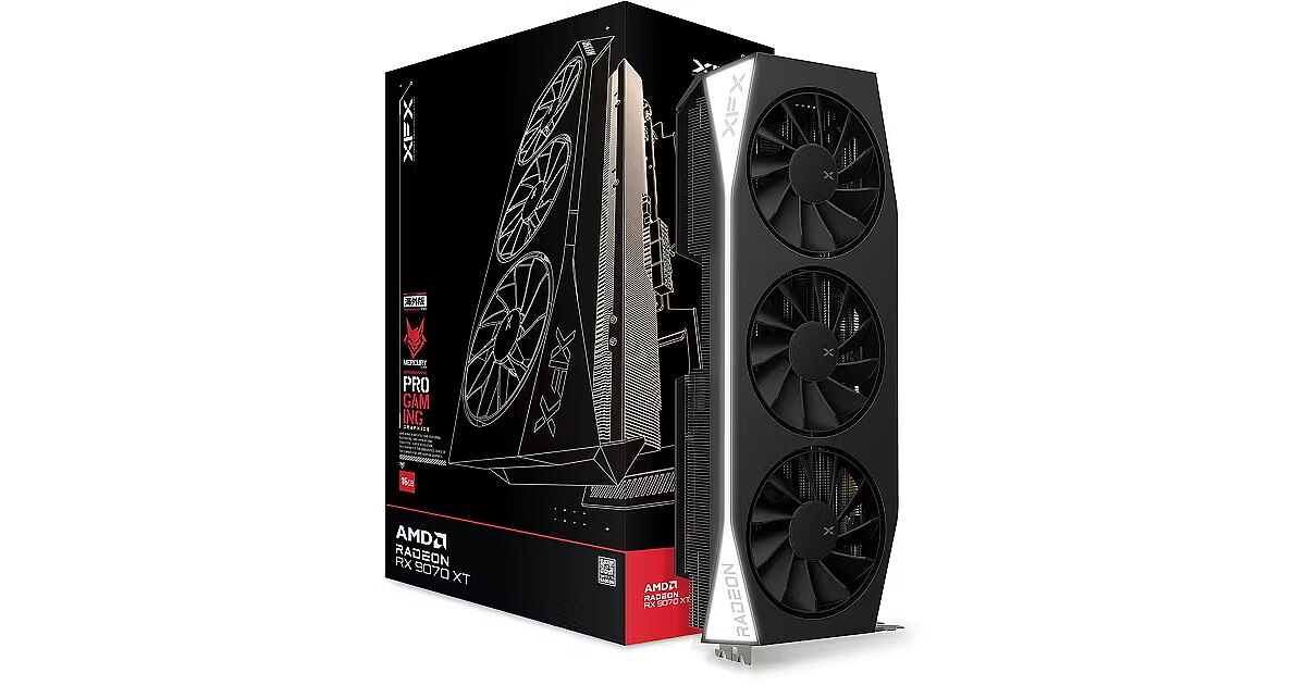 GPU XFX 9070 de 16GB con procesador AMD Ryzen 5 5600GT para PC Gamer de alto rendimiento en República Dominicana