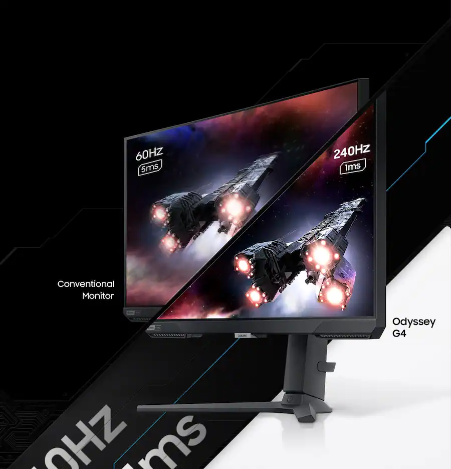 Monitor Samsung Odyssey 27" Gaming IPS 240Hz con G-Sync en República Dominicana