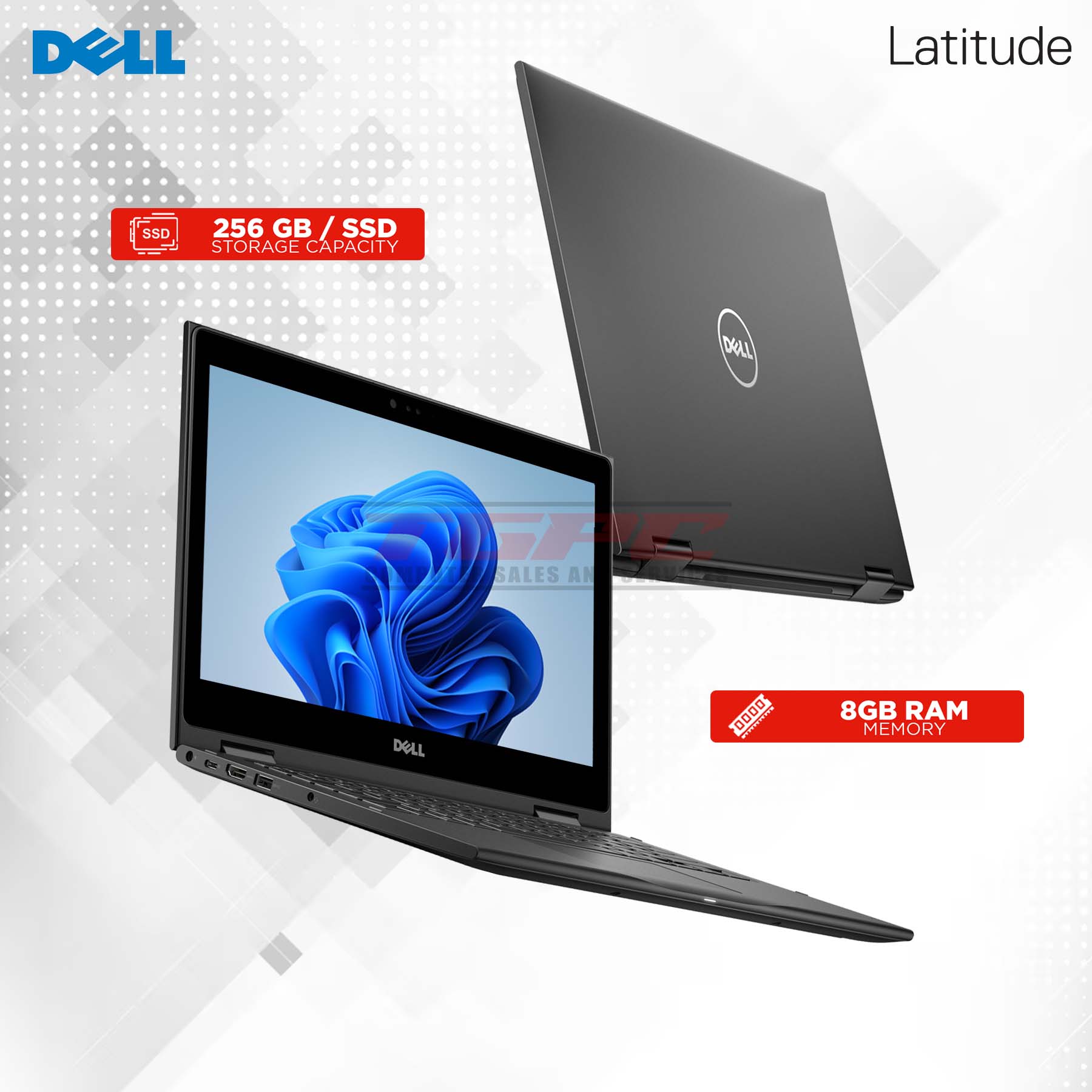 Dell Latitude 3390 con procesador i5 de 8ª generación, 8GB RAM y SSD 128GB, pantalla 13.3" en República Dominicana