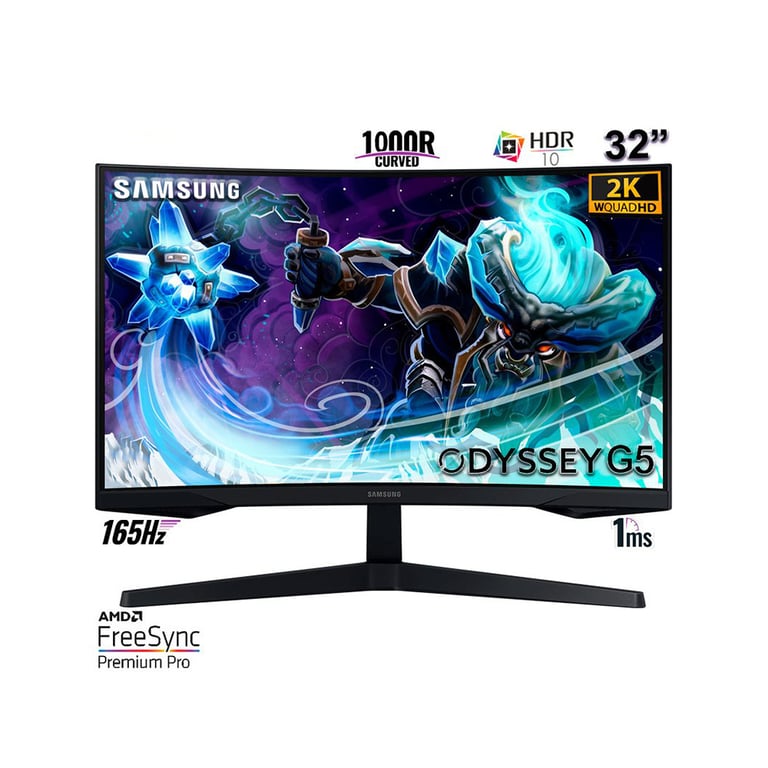 Monitor Gaming Samsung Odyssey S32G5 con Frecuencia de 165Hz en República Dominicana