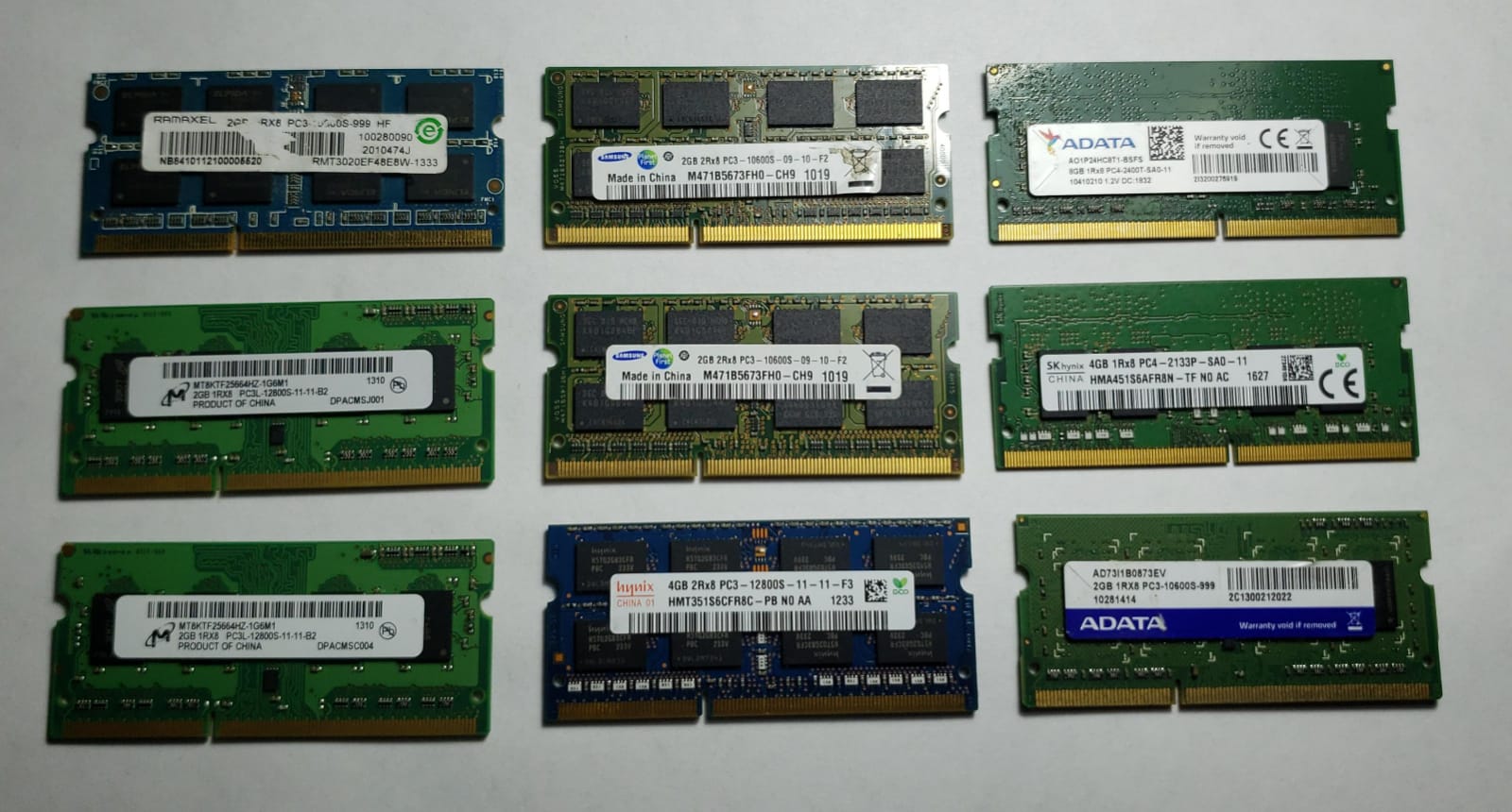 Memorias RAM DDR4 Kingston y Derlar de Segunda Mano en Buen Estado