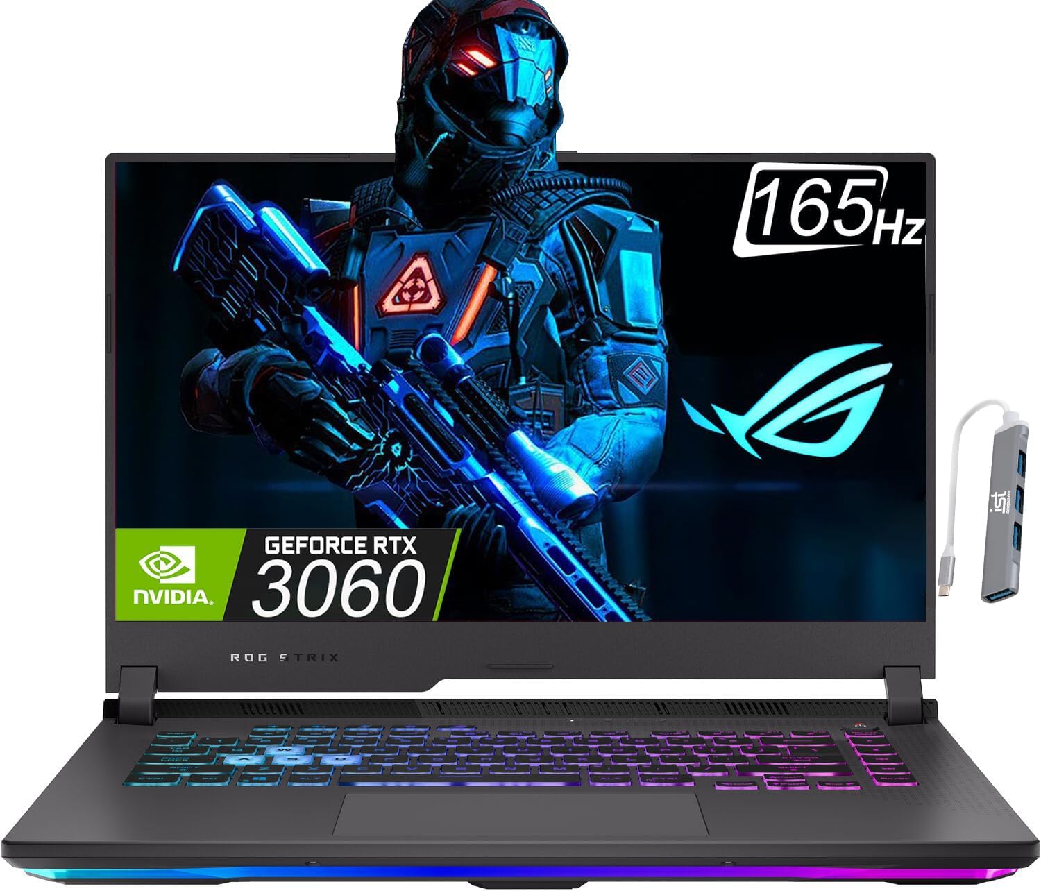 Laptop Asus ROG Strix G15 Ryzen 7 6800H 16GB RAM 512GB SSD RTX 3050 15.6" 300Hz en República Dominicana