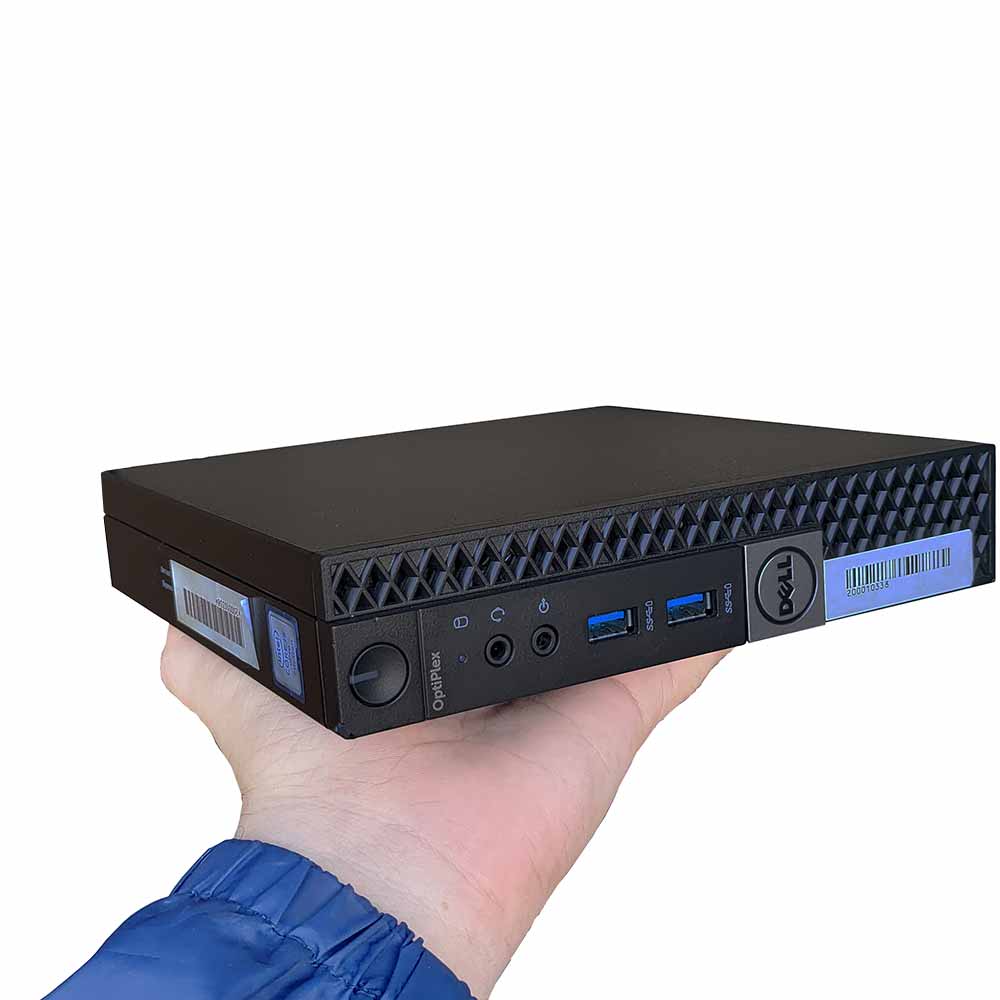 Mini CPU Dell y Lenovo con Intel Core i5 de 7ª Generación, 8GB RAM DDR4, Disco SSD 256GB y WiFi integrado