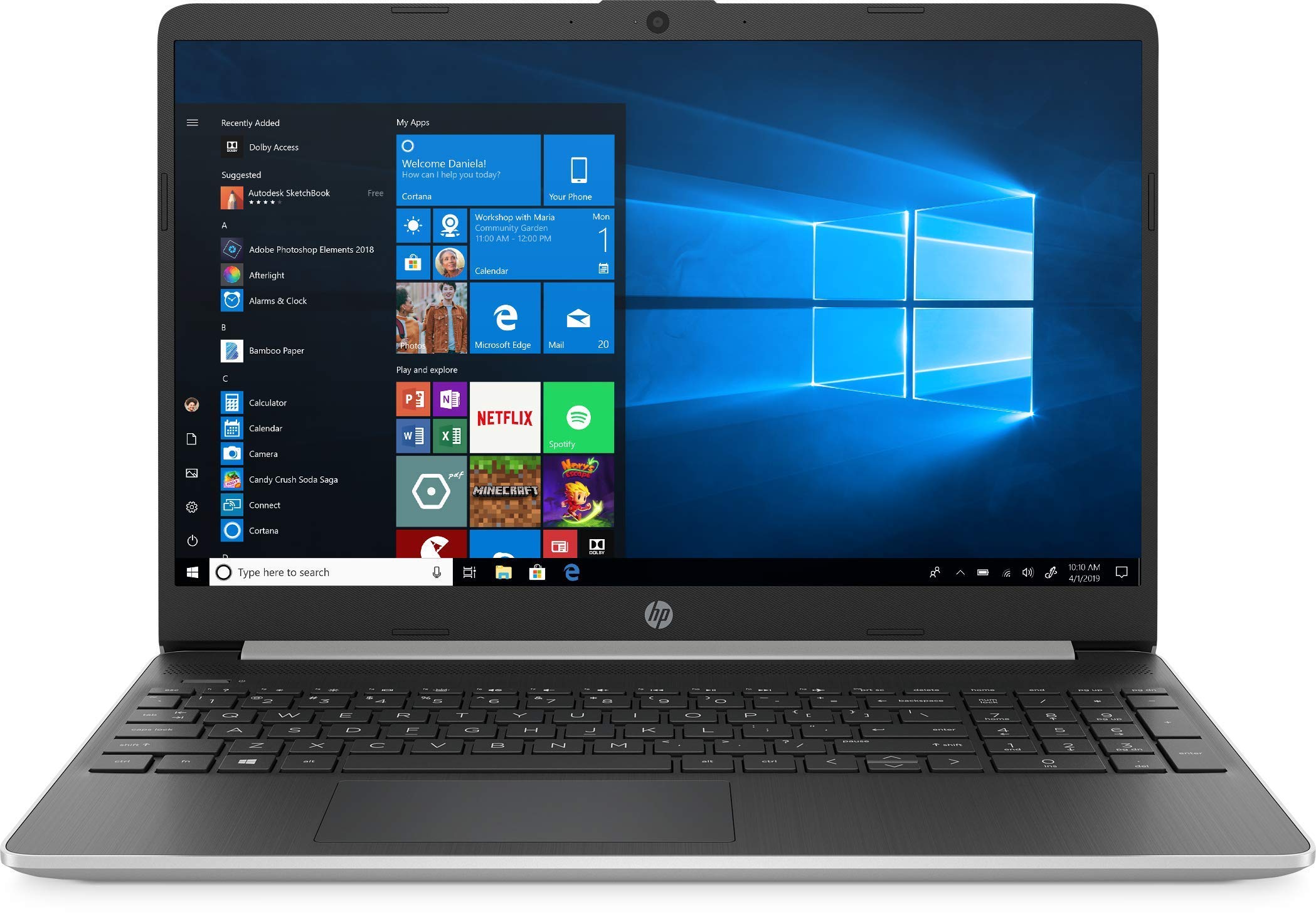 Portátil HP 15 con Ryzen 3, 8GB RAM, 128GB SSD y Pantalla Táctil en República Dominicana