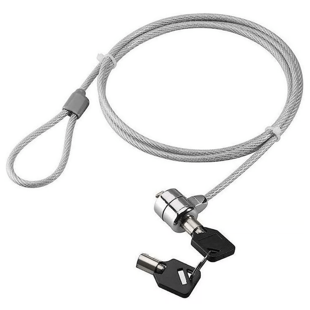 Cable de seguridad antirrobo para laptop con candado de combinación ajustable en República Dominicana