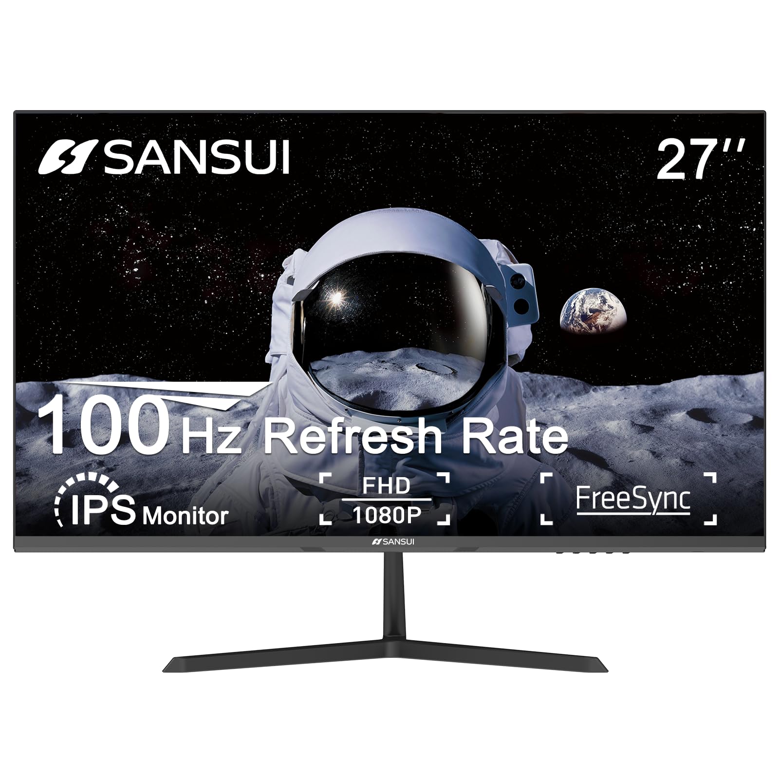 Monitor SANSUI de 27" Full HD Ultra Delgado