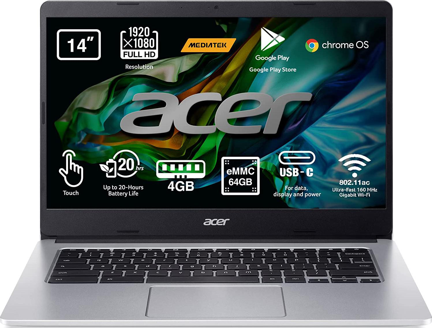 Portátil Acer Chromebook con hasta 10 horas de autonomía en República Dominicana