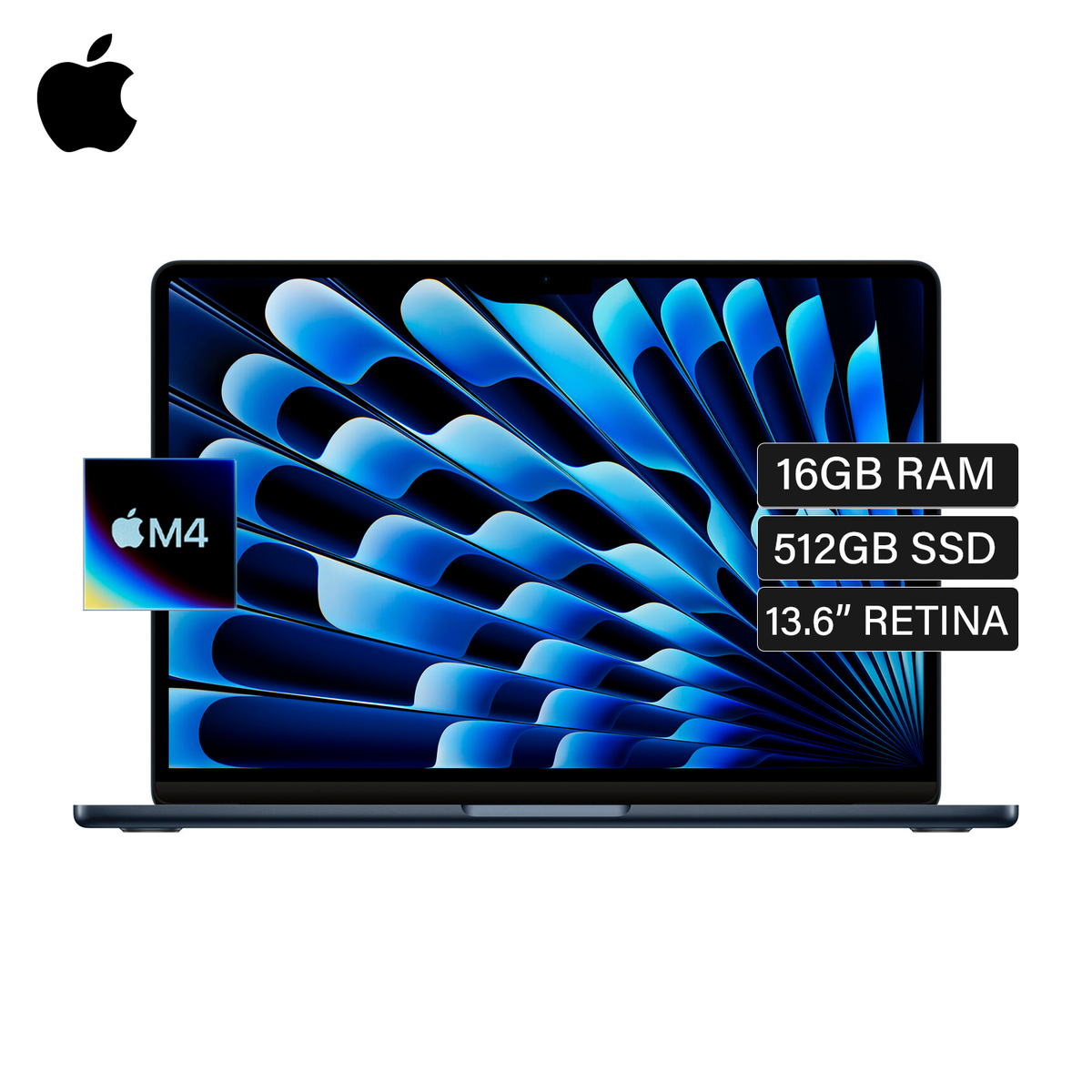 MacBook Air 13" con Chip M5, 512GB SSD y 16GB RAM, Sellado en República Dominicana
