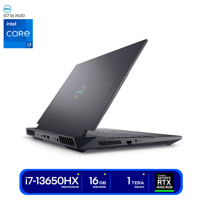 Laptop Dell G7 16" Intel i7-13700, 1TB SSD, 16GB RAM