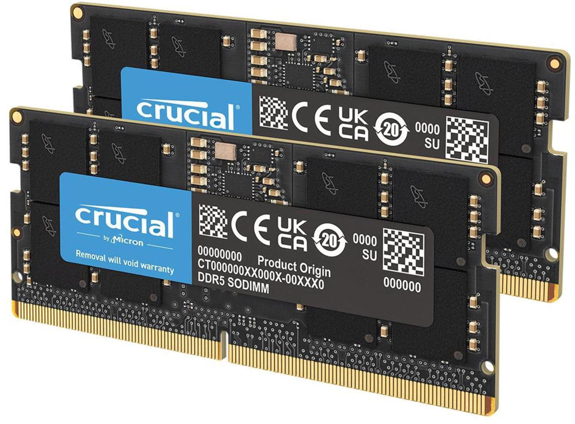 Memoria RAM Crucial para Laptop 128GB de Alta Capacidad