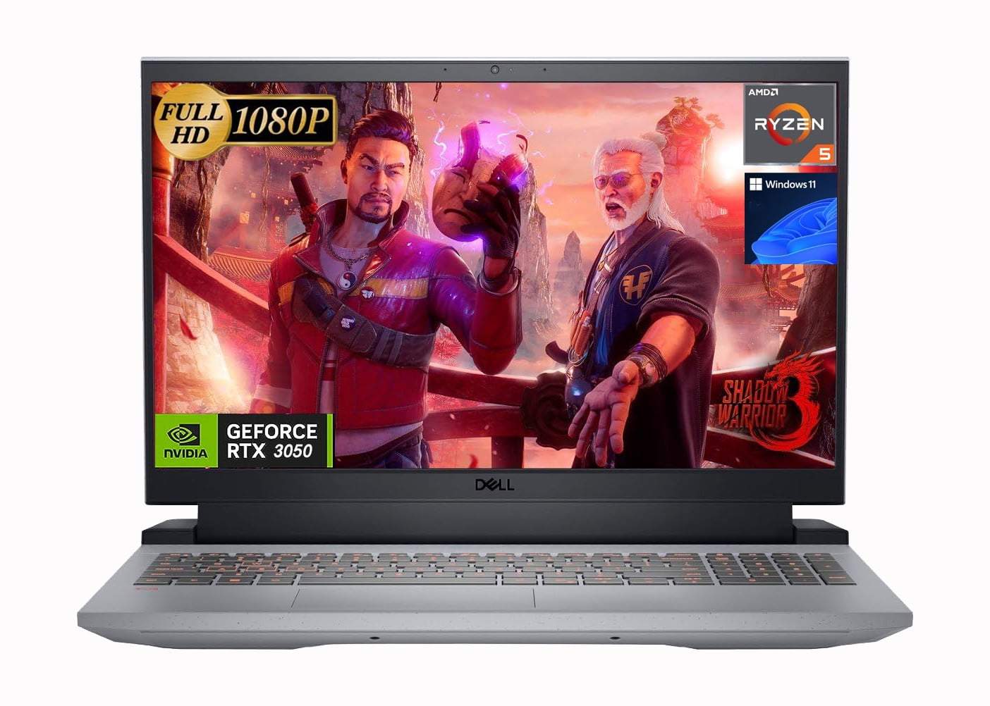 Laptop Gaming Dell G15 Ryzen 5 6600H 16GB DDR5 1TB SSD RTX 3050 4GB Pantalla 15.6" FHD 120Hz