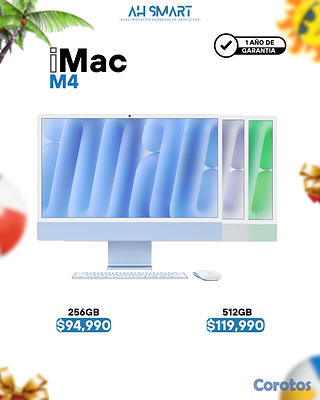 iMac M4 Nueva Sellada con 256GB y 512GB de Almacenamiento