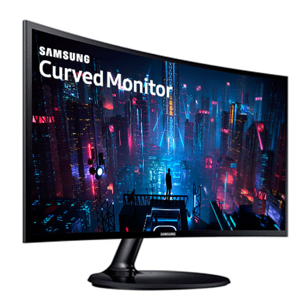 Monitor Curvo Samsung 27" Full HD con HDMI, VGA y DisplayPort, Altavoces Integrados