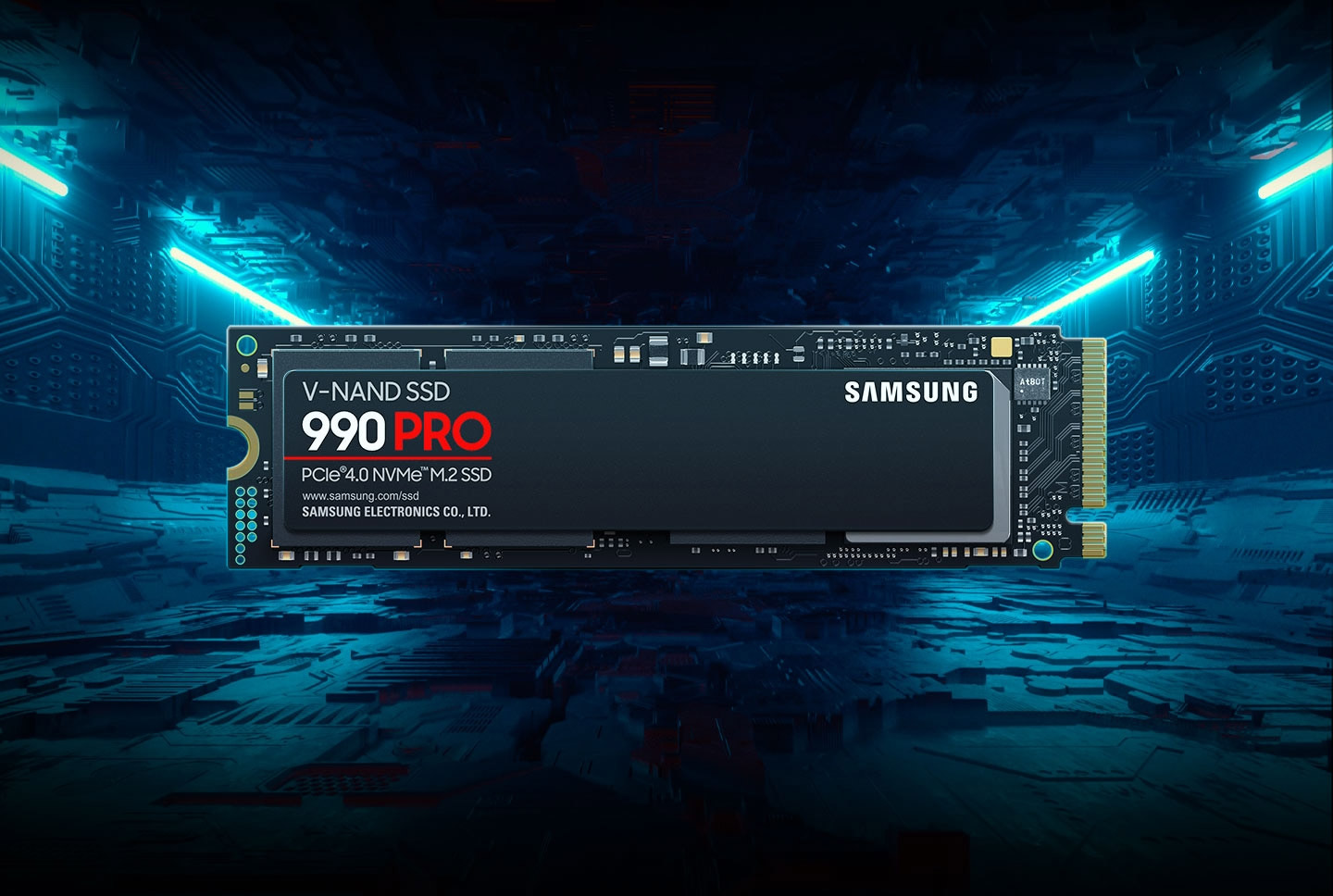 Samsung 990 Pro SSD NVMe M.2 de 4TB para alto rendimiento