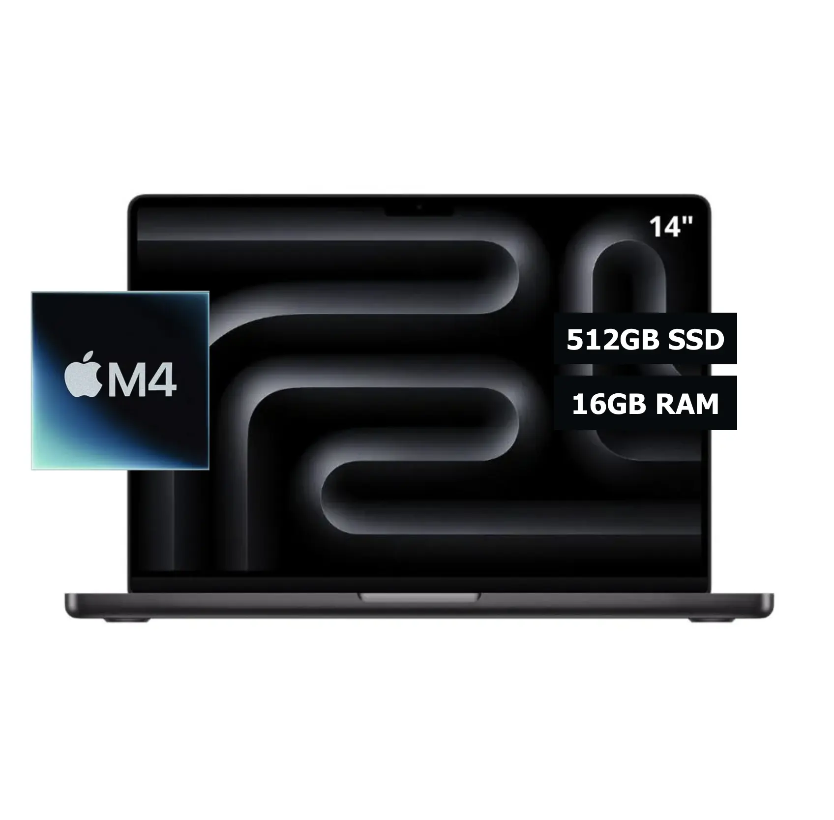 MacBook Pro 14" con chip M4, color gris espacial, precio negociable en República Dominicana