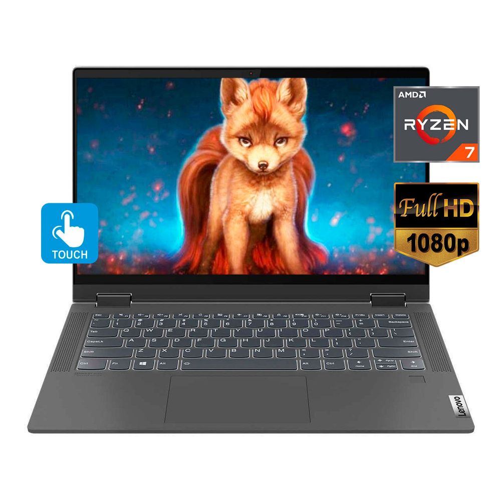 Laptop Lenovo Slim 14" con Ryzen 7, 16GB RAM, SSD 756GB, Tarjeta Gráfica Radeon R9 2GB Dedicada