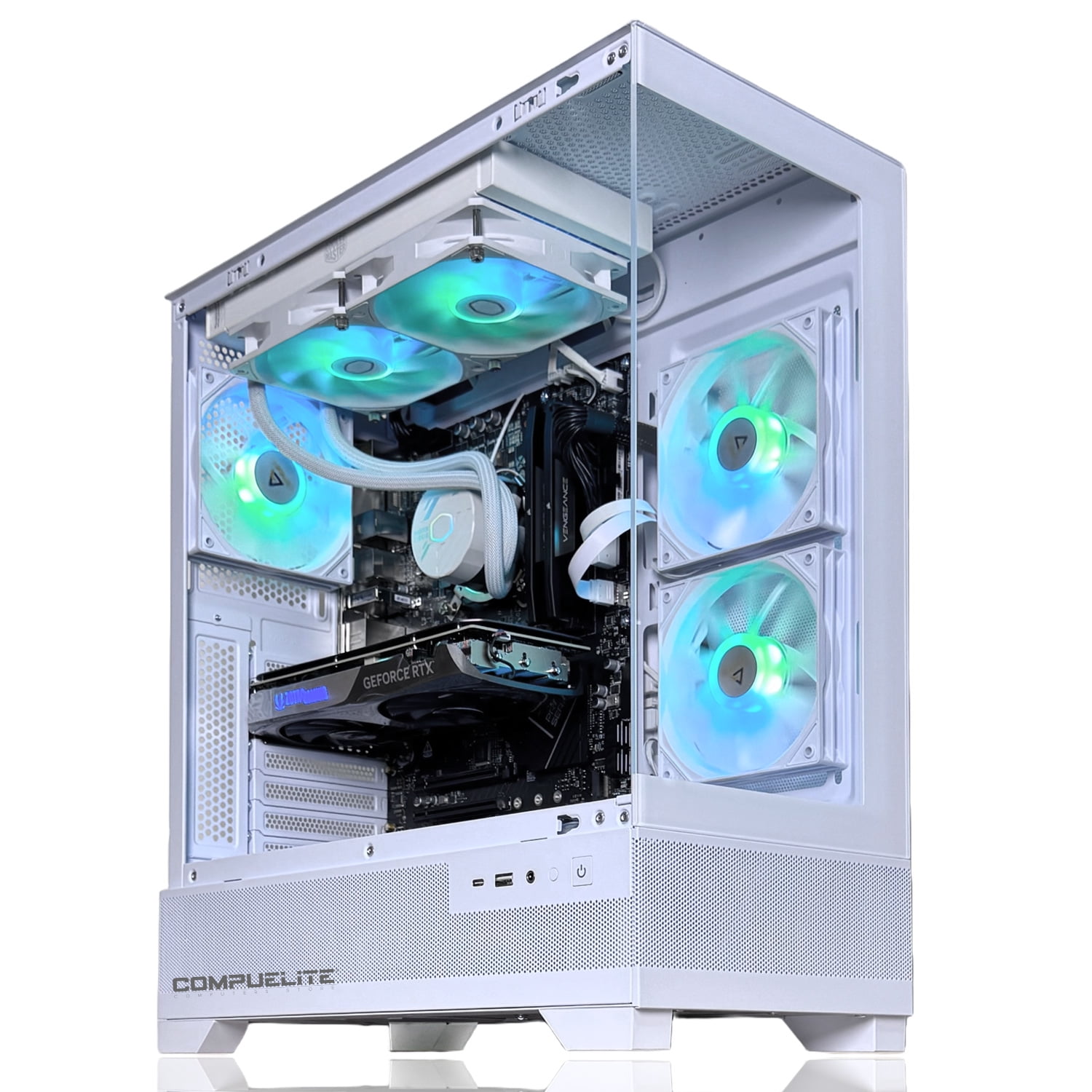 PC Gamer con procesador AMD Ryzen 5 7600, tarjeta gráfica RX 6600 XT 8GB y 16GB RAM en República Dominicana