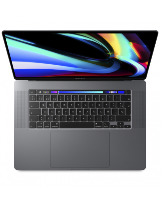MacBook Pro 16" 2019 con procesador i7 de 6 núcleos, 16GB RAM y SSD 512GB, Touch Bar