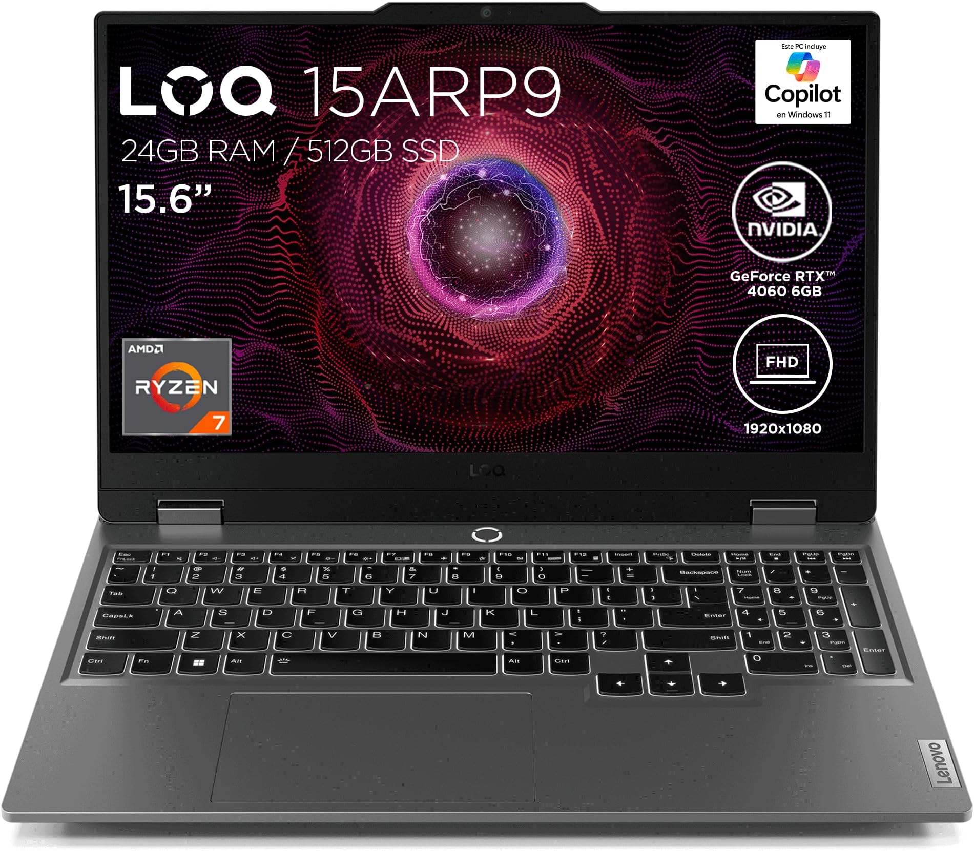 Laptop Lenovo Legion 5 i5-11400H 512GB SSD 8GB RAM GPU RTX 3050 en República Dominicana
