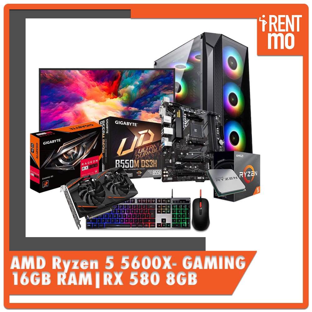 Computadora Gaming RGB Rendimiento Superior Ryzen 5600X en República Dominicana