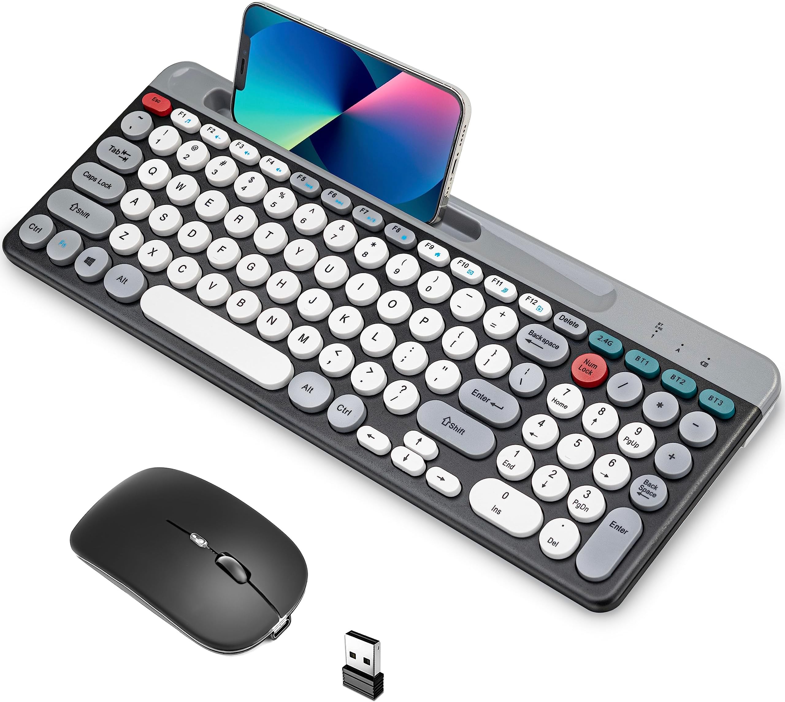 Teclado y ratón inalámbricos universales para PC, laptop y Mac en República Dominicana