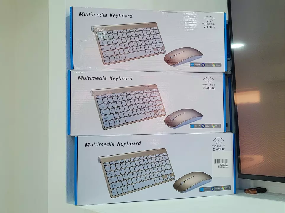 Teclado y ratón inalámbricos universales para PC, laptop y Mac en República Dominicana