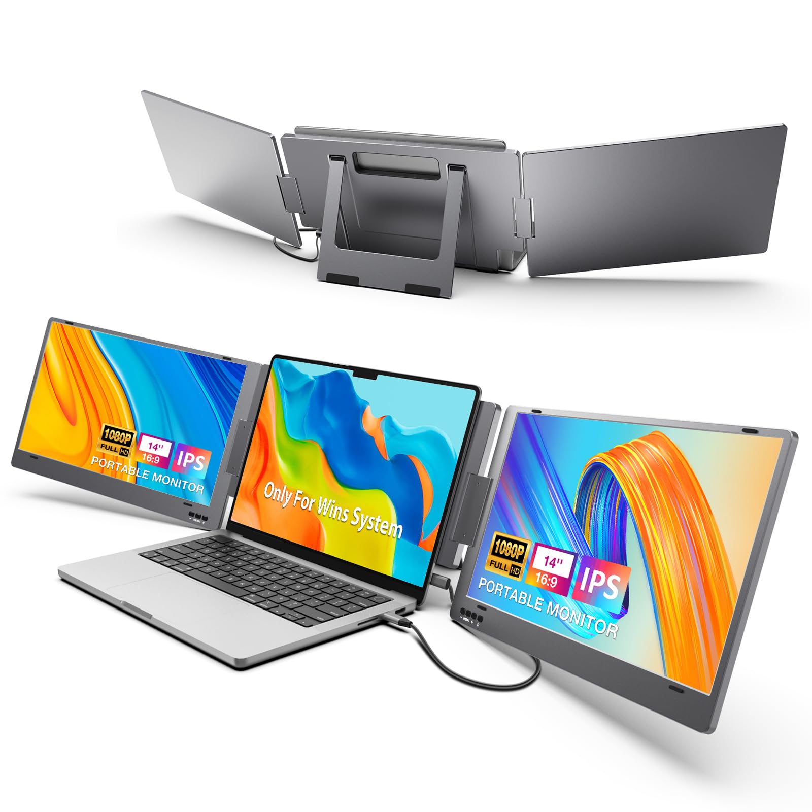 Adaptador para ampliar pantalla de laptops de 14 y 15 pulgadas en República Dominicana