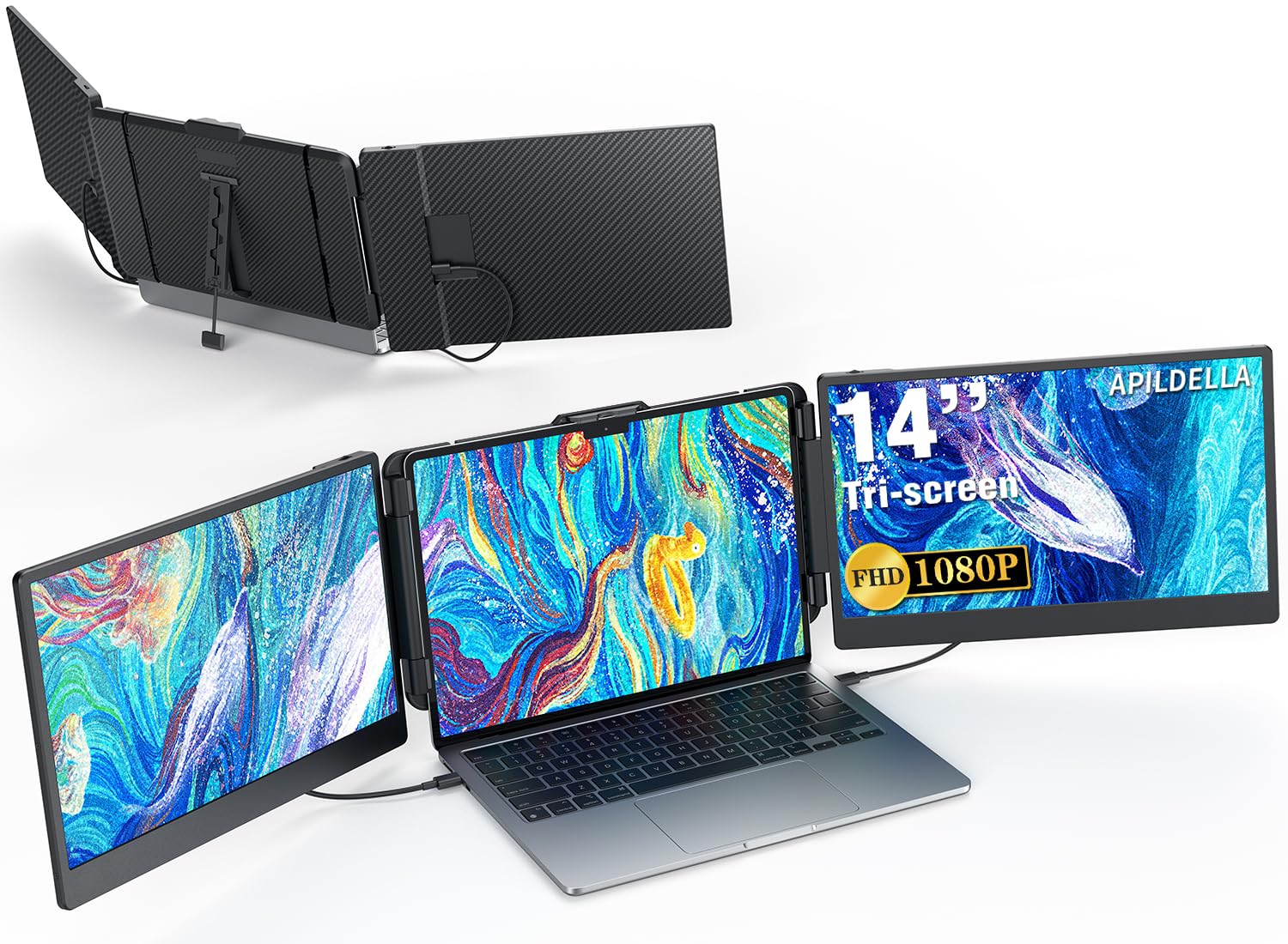 Adaptador para ampliar pantalla de laptops de 14 y 15 pulgadas en República Dominicana