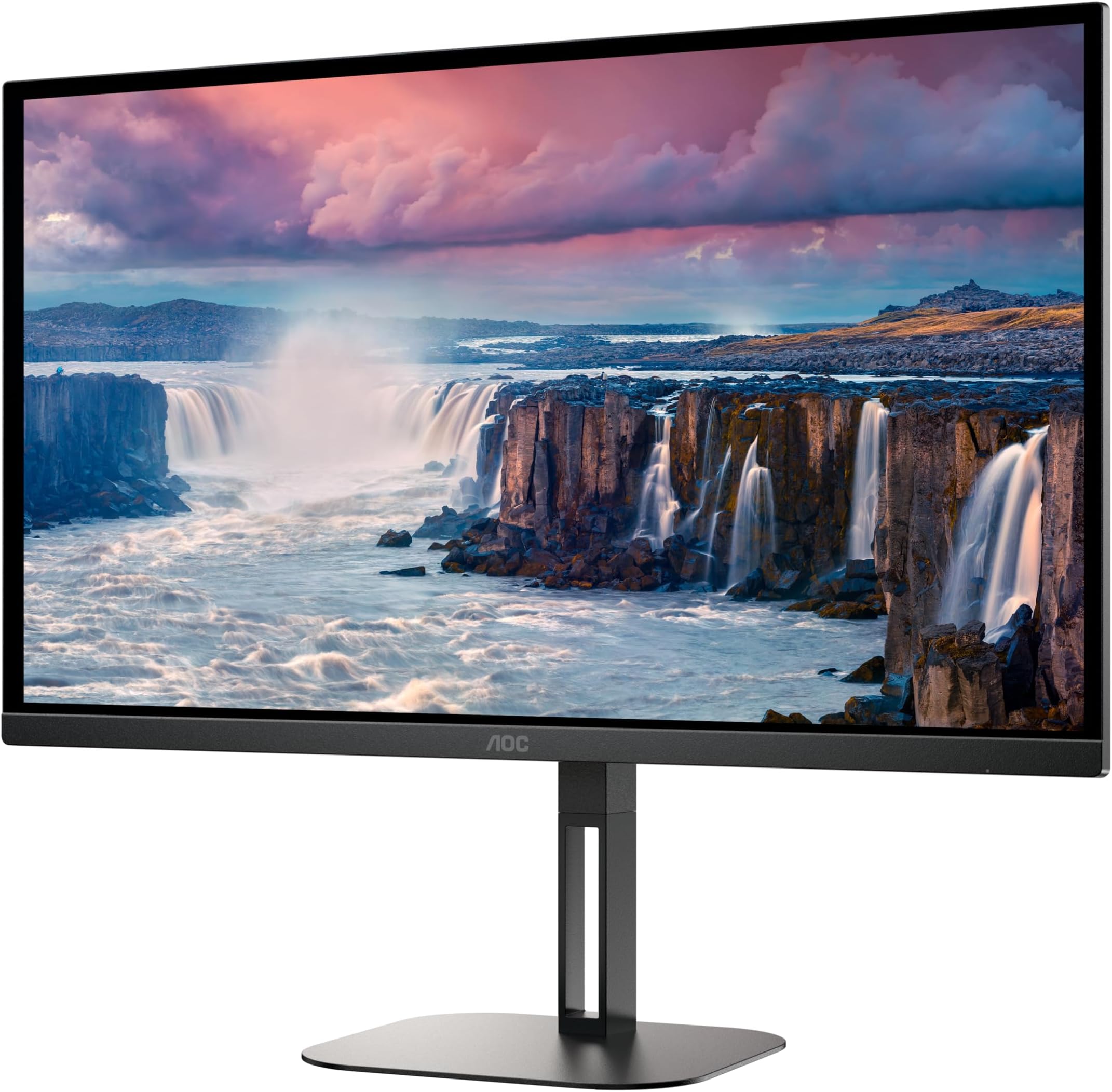 Monitor de 27" Full HD con pantalla táctil y salida de audio integrada en República Dominicana