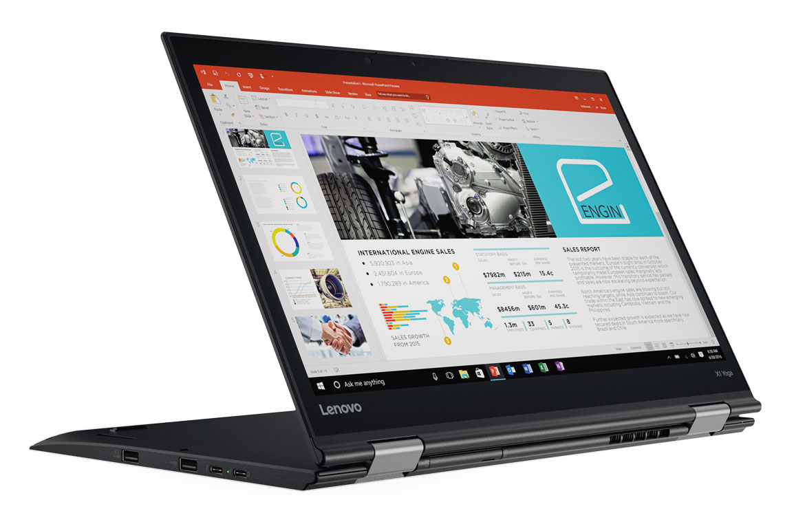 Laptop Lenovo X1 Yoga 14" Core i5 6ª Gen, 8GB RAM DDR4, SSD 256GB, Pantalla Táctil 360°