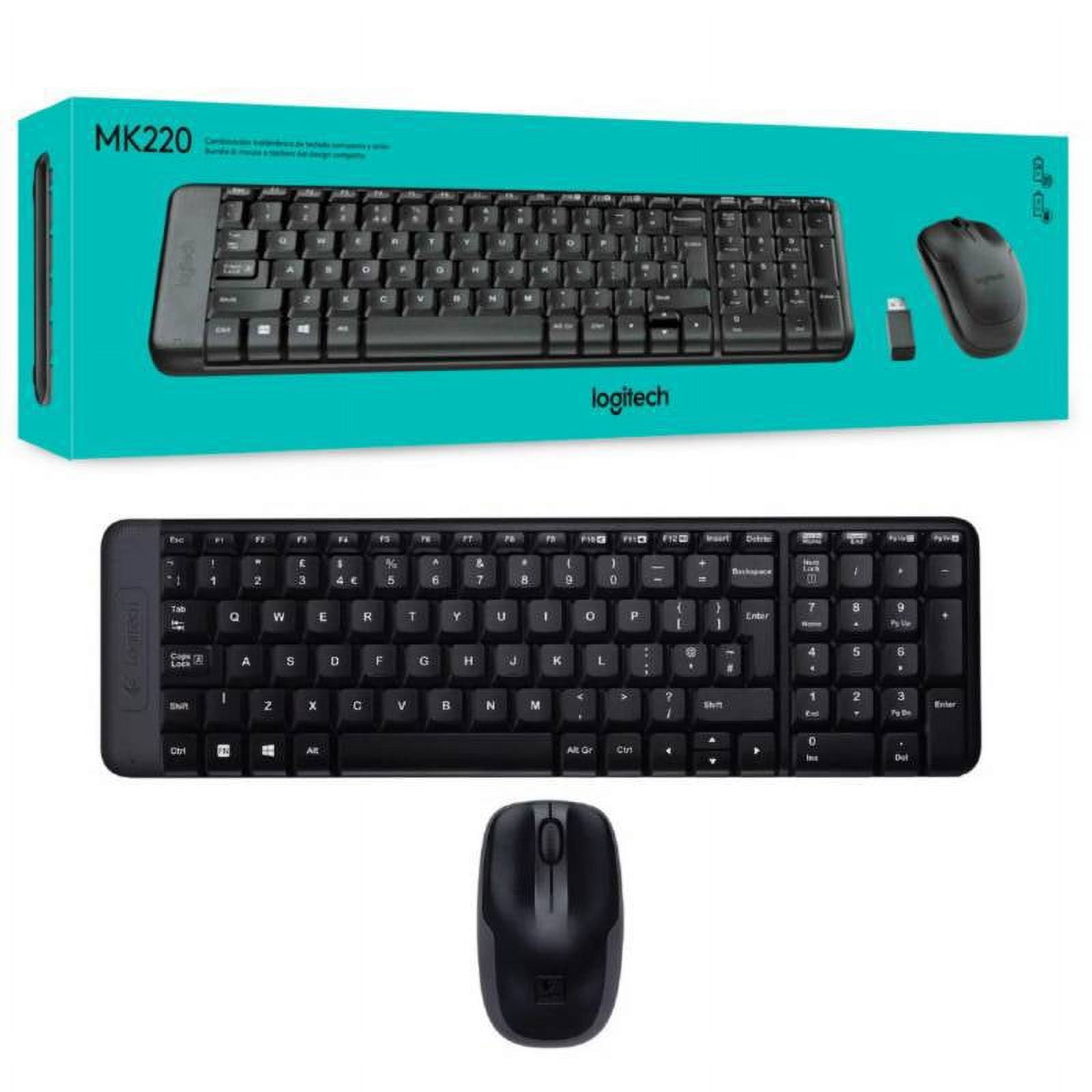 Kit de teclado y ratón inalámbricos Logitech en excelente estado en República Dominicana
