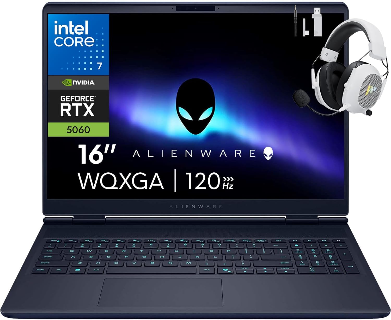 Alienware 16" Pantalla 2.5K 2560x1600 RTX 5050 para Edición y Juegos en República Dominicana