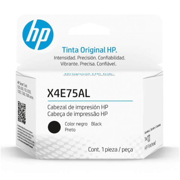 Cabezal de impresión HP negro para impresora Ink Tank modelo X4E75AL
