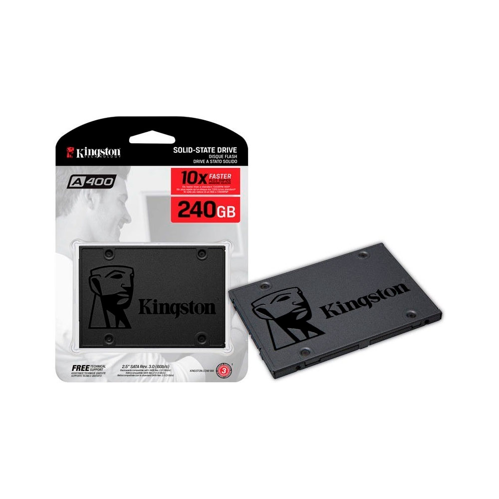 Unidad SSD Kingston 240GB SATA III de Estado Sólido