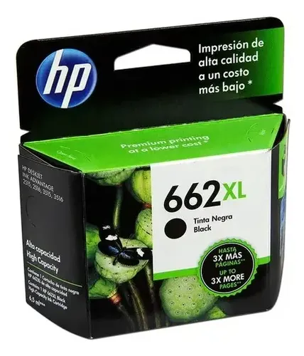 Cartuchos Originales HP 662XL de Alta Capacidad en Negro y Color