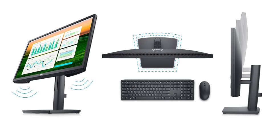 Monitor Dell de 22" Sin Marco con HDMI y Pantalla Giratoria en República Dominicana