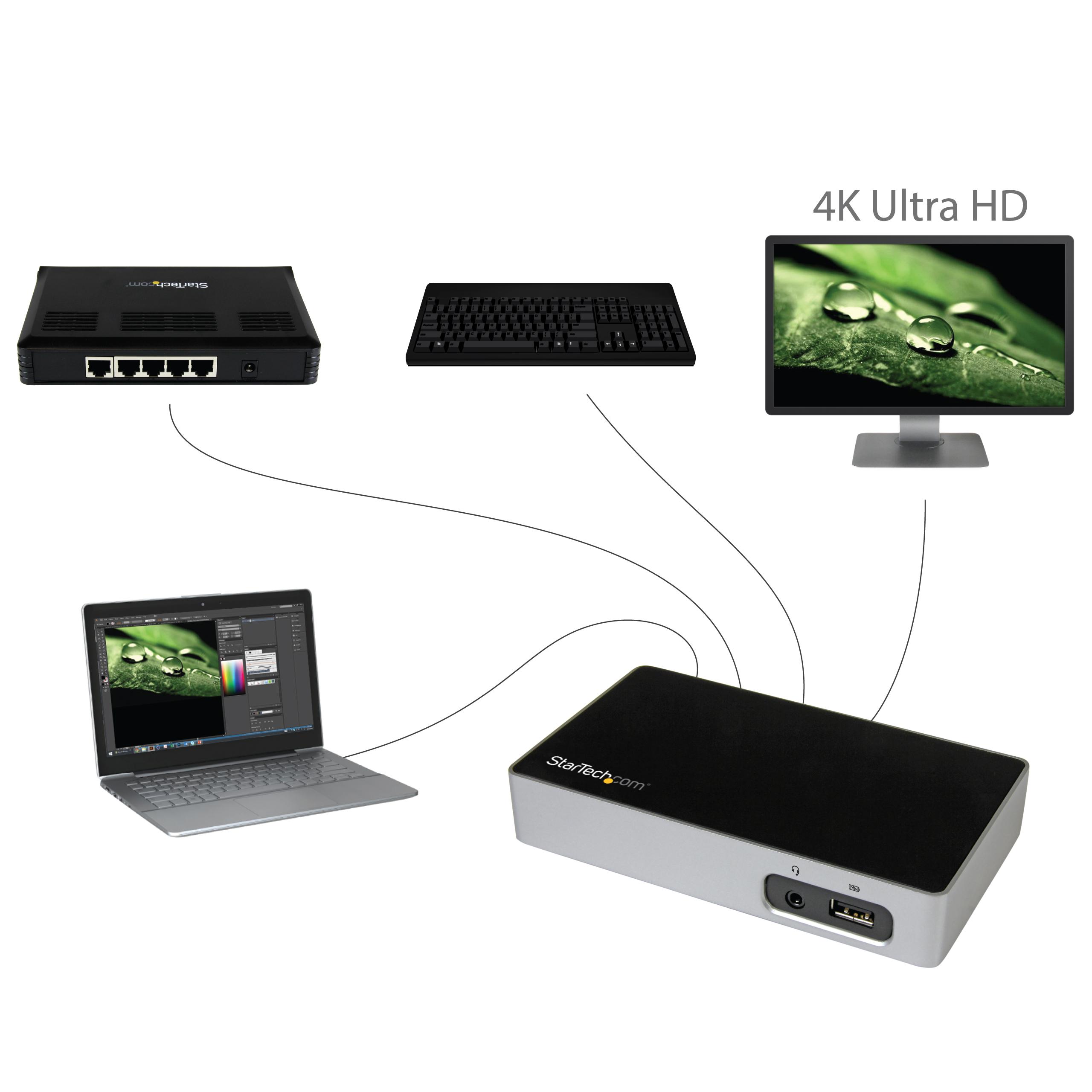 Replicador de Puertos 4K en Caja Original, Nuevo