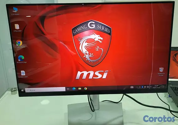 Monitor Dell 22" IPS sin bordes con HDMI y pantalla giratoria