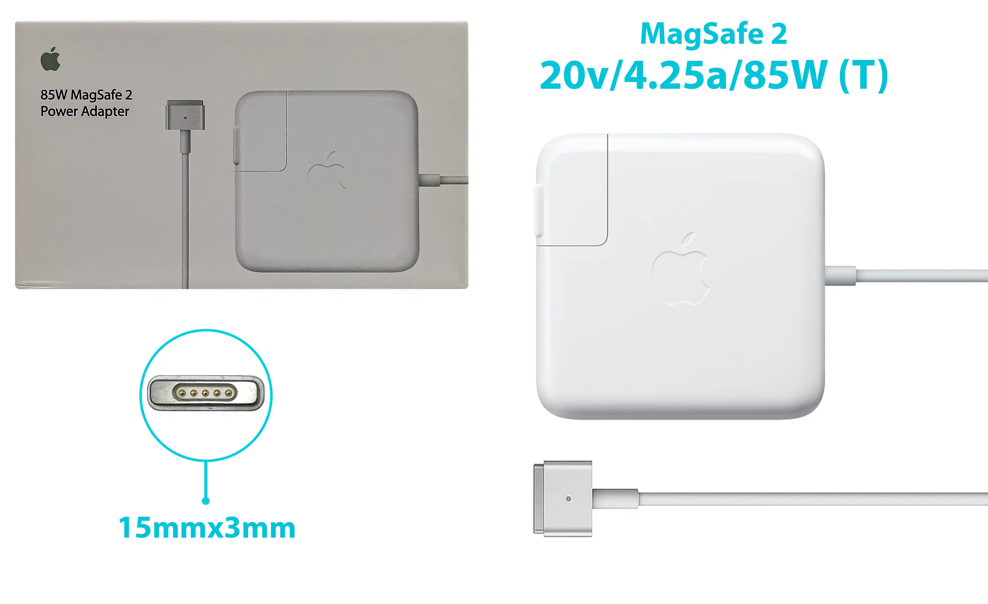 Cargador Original MagSafe 2 para MacBook 85W