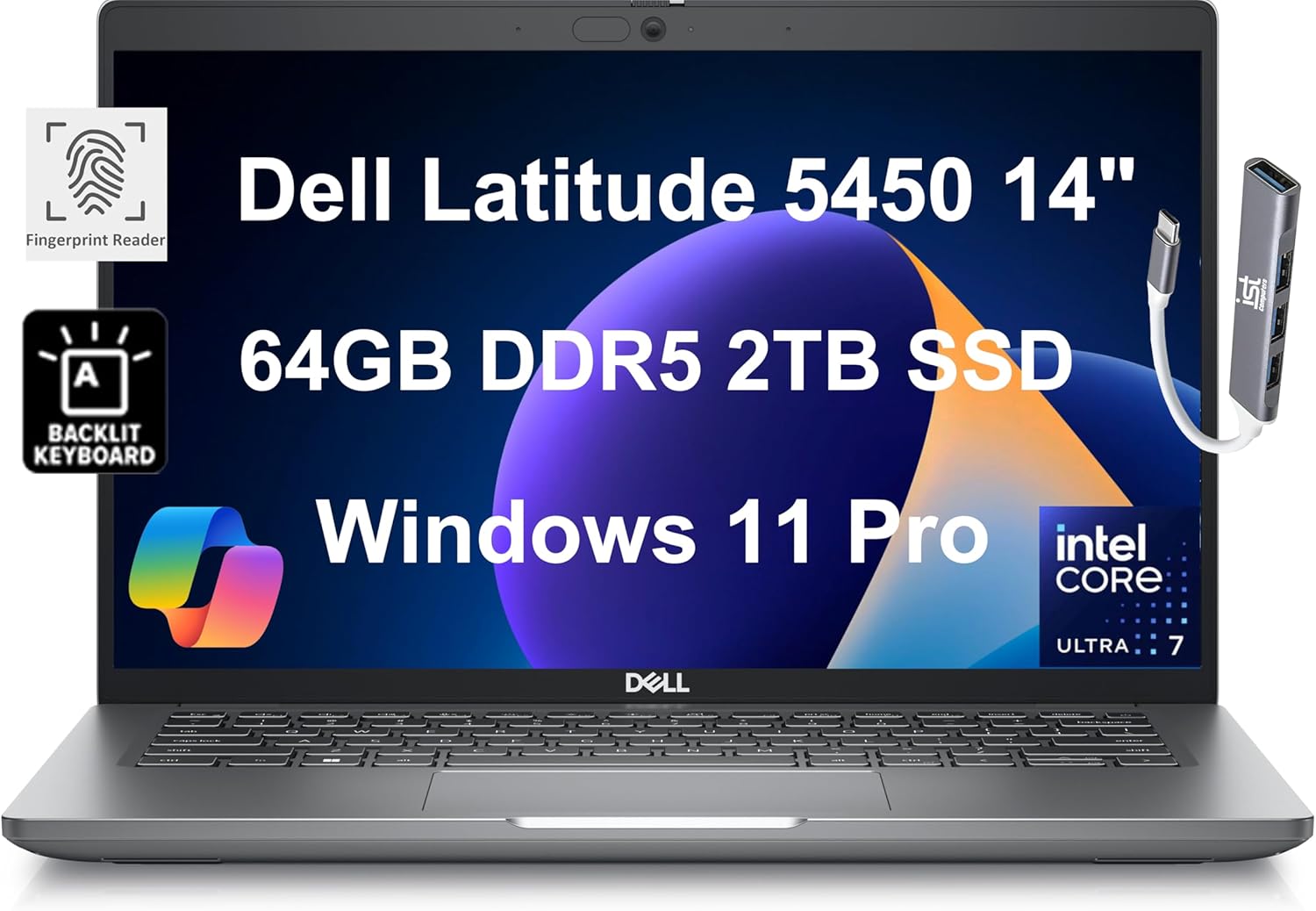 Paquete de 2 laptops Dell Latitude 5450, modelo Pro 14 Plus, nuevos en República Dominicana
