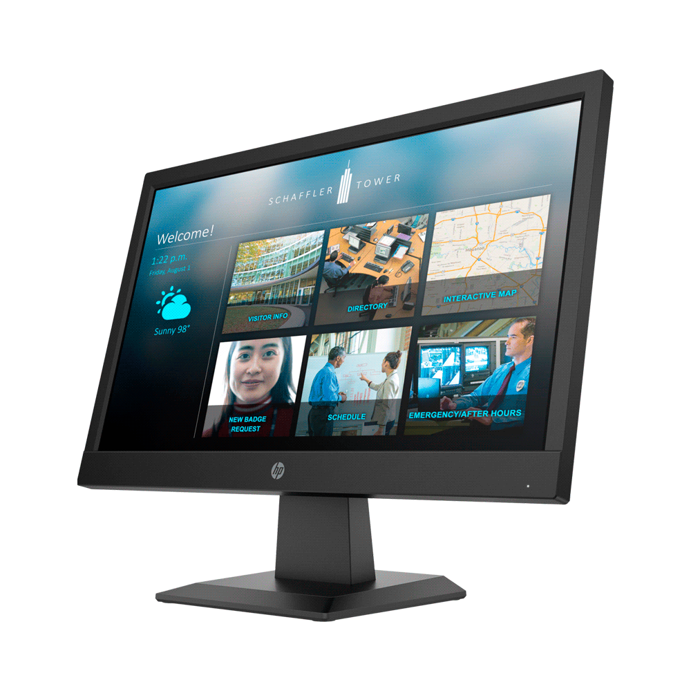 Monitor HP de 19" con entrada VGA y cable incluido en República Dominicana