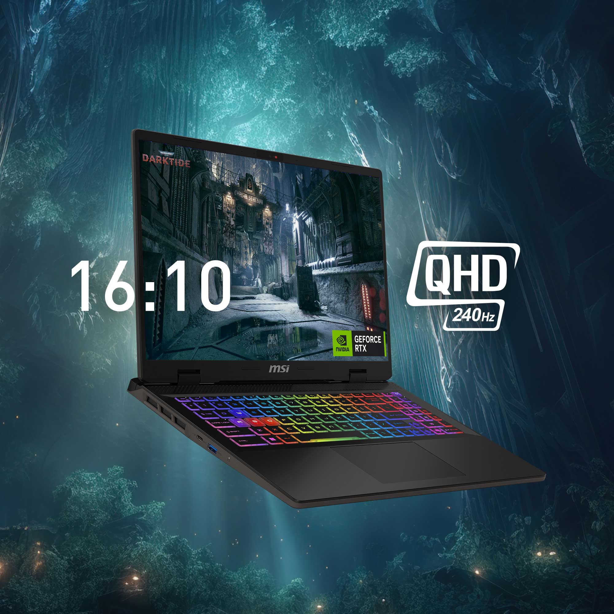 Portátil MSI Sword 16 HC Cosmos Gray, Core i7-13700HX, RTX 4070, 16" FHD 144Hz IPS Antirreflejo, 8GB GDDR6, 1TB SSD en República Dominicana